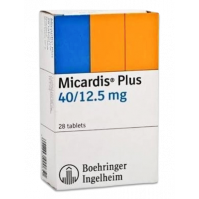 MICARDIS PLUS 40 / 12.5 MG ( TELMISARTAN / HYDROCHLOROTHIAZIDE ) 28 TABLETS